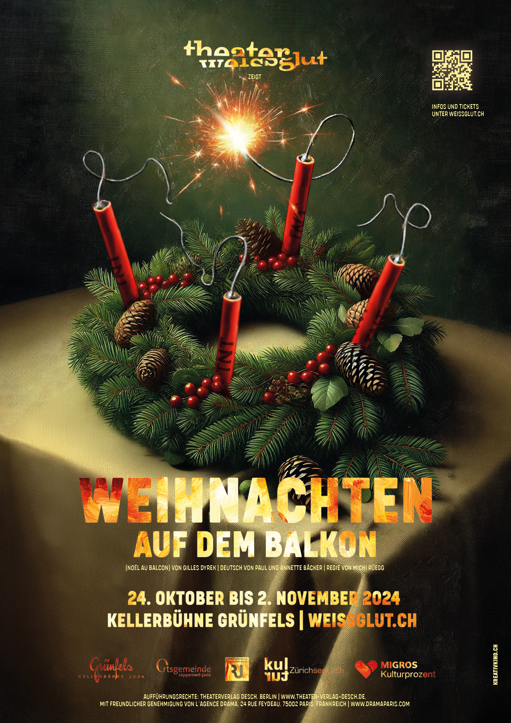 Weihnachten auf dem Balkon